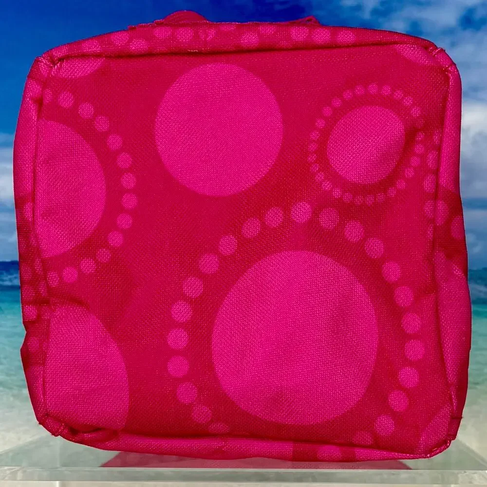 Thirty-One Littles Carry-All Caddy - Pink Circle Spirals